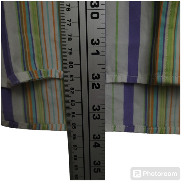 Vintage 90s Tommy Hilfiger Men's Long Sleeve Button-Up Shirt XL 80's 2 Ply - Picture 16 of 16